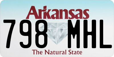 AR license plate 798MHL