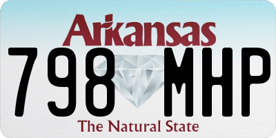 AR license plate 798MHP