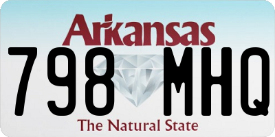 AR license plate 798MHQ