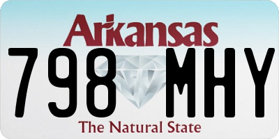 AR license plate 798MHY