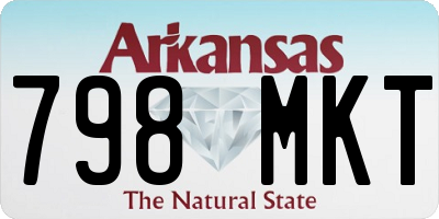 AR license plate 798MKT