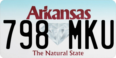 AR license plate 798MKU
