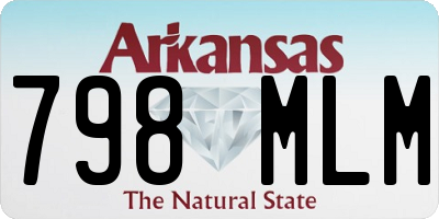 AR license plate 798MLM