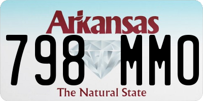 AR license plate 798MMO