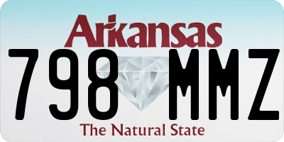 AR license plate 798MMZ