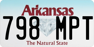 AR license plate 798MPT