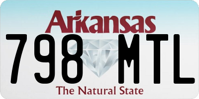 AR license plate 798MTL