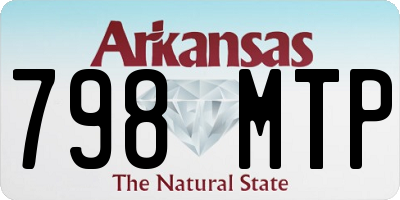 AR license plate 798MTP