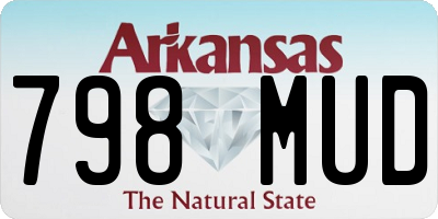 AR license plate 798MUD