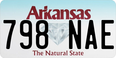 AR license plate 798NAE