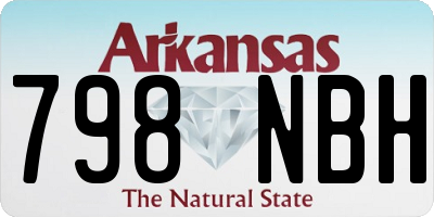 AR license plate 798NBH