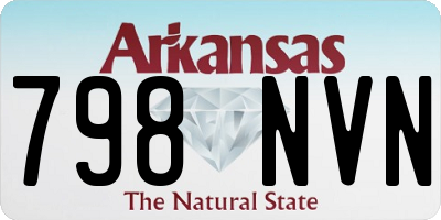 AR license plate 798NVN