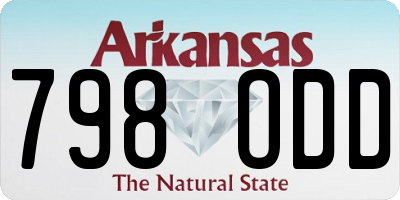 AR license plate 798ODD
