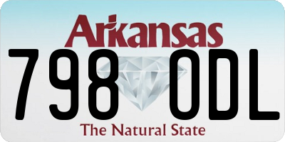 AR license plate 798ODL