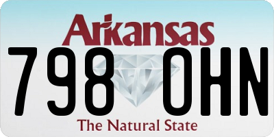 AR license plate 798OHN