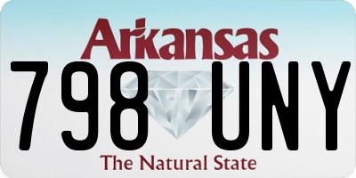 AR license plate 798UNY