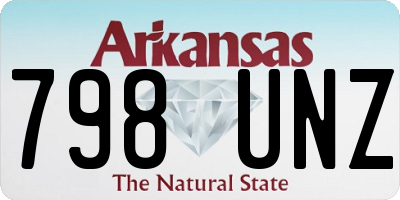 AR license plate 798UNZ