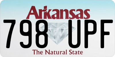 AR license plate 798UPF