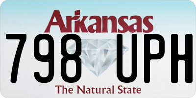 AR license plate 798UPH