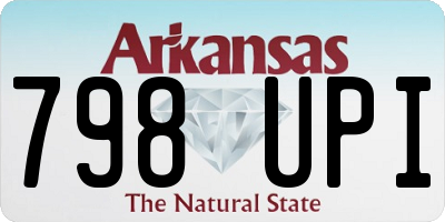 AR license plate 798UPI