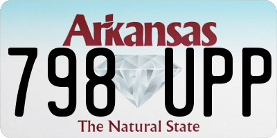 AR license plate 798UPP
