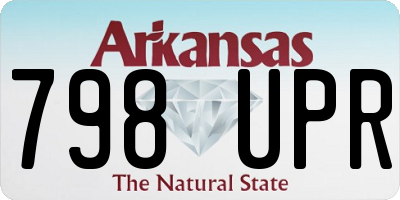 AR license plate 798UPR