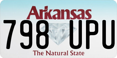 AR license plate 798UPU