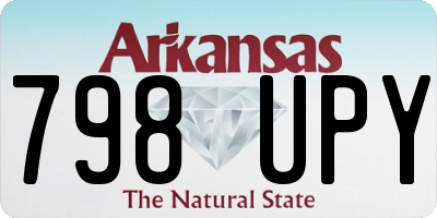 AR license plate 798UPY