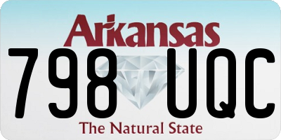 AR license plate 798UQC