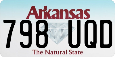 AR license plate 798UQD