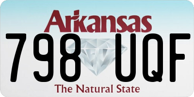 AR license plate 798UQF