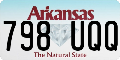 AR license plate 798UQQ