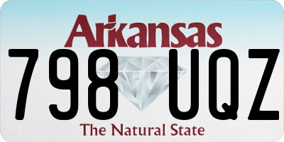 AR license plate 798UQZ