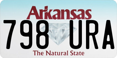 AR license plate 798URA