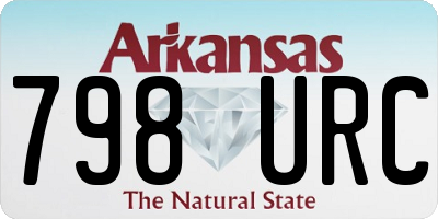 AR license plate 798URC