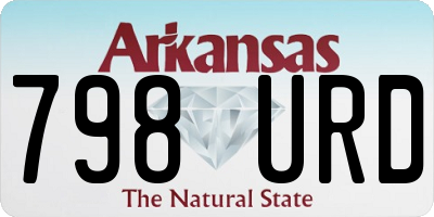 AR license plate 798URD