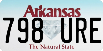 AR license plate 798URE