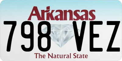 AR license plate 798VEZ