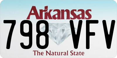AR license plate 798VFV
