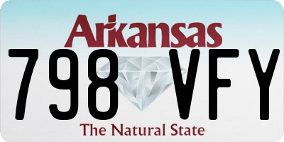 AR license plate 798VFY