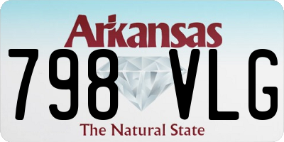 AR license plate 798VLG