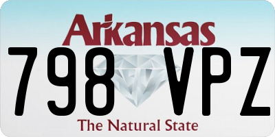 AR license plate 798VPZ