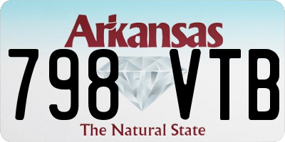 AR license plate 798VTB