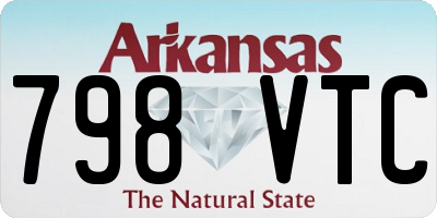 AR license plate 798VTC