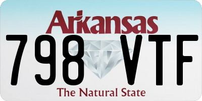 AR license plate 798VTF