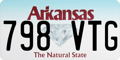 AR license plate 798VTG