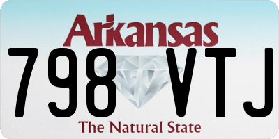 AR license plate 798VTJ