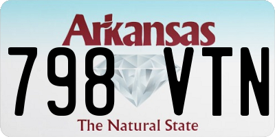 AR license plate 798VTN