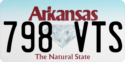 AR license plate 798VTS