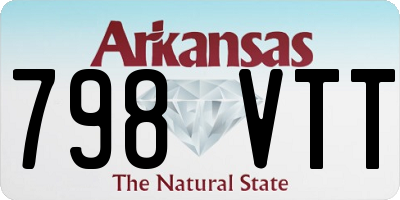AR license plate 798VTT